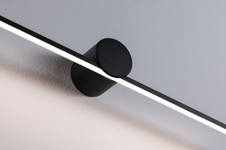 Oprawa ścienna SAVA LED nad lustro 5W 300lm 3000K 600mm IP44 230V czarny matowy / metal PAULMANN PL75411