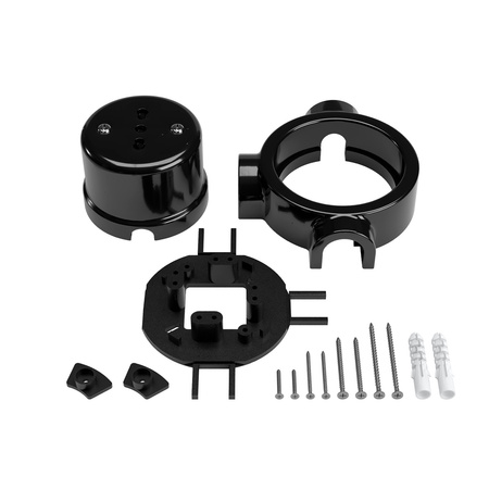 Wkładka dwupiłkowa włoska 10/16A na ścianę i podstawę do Creative-Tubes z porcelany Creative cables BKPITAF-KPITA3FNER