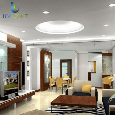 OCZKO OPRAWA SUFITOWA DOWNLIGHT - Ciepła barwa - 13W ULDL32 Unilight