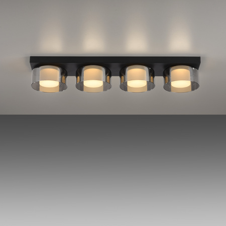 Lampa Sufitowa Czarny RIKA 003902-032206 Newgarden