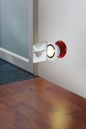 Oprawa ścienna SPECIAL LINE LED okrągła 1,4W 50lm 3000K IP65 230V poliwęglan / stal nierdzewna