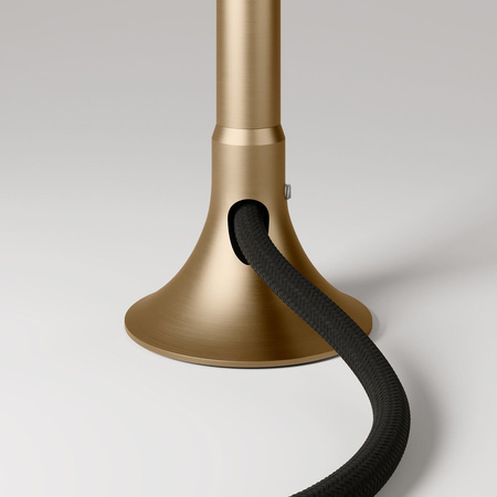 Duża okrągła podsufitka rozeta sufitowa Rose-One, średnica 200 mm, 2 otwory i 4 otwory boczne Creative cables BKROR203TF-KROR203TF115