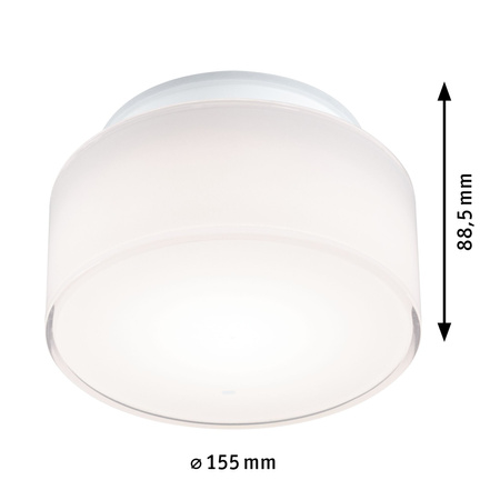 Lampa sufitowa MARO LED 6.8W 430lm IP44 230V okrągła biały