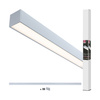 Oprawa liniowa systemu LINION LED 25,5W 1,5m 3000K IP20 24V chrom matowy / aluminium PAULMANN PL98175