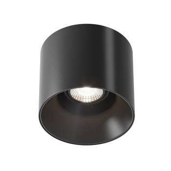 Lampa sufitowa Czarny/Black Alfa LED Maytoni C064CL-01-25W4K-RD-B