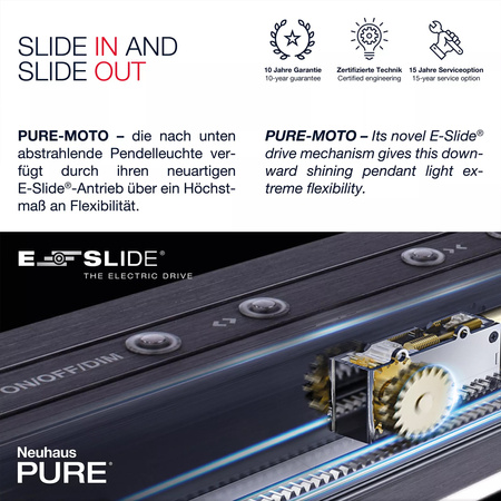 Lampa Wisząca Szary PURE-MOTO 003902-025680 Newgarden