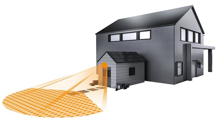 Czujnik ruchu i zmierzchu Unilight ULAC484 Czarny 1200W IP65 180° 12 m 230V