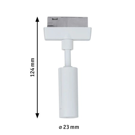 Adapter uniwersalny URail do lampy wiszącej max. 50W 230V czarny mat / metal / tworzywo sztuczne