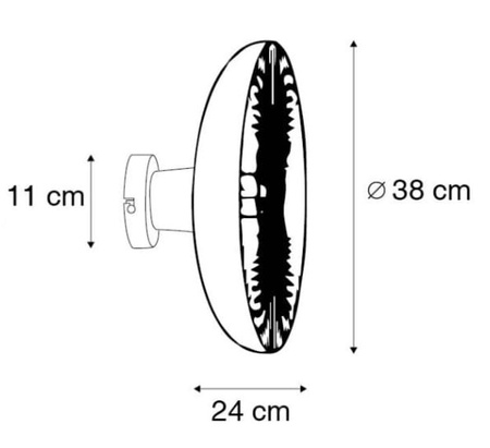 KINKIET MODENA  ANTYCZNY NIKIEL ULKN21 Unilight