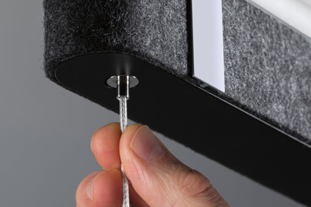 Oprawa wisząca JAGUN LED ZIGBEE 21W 2700K 230V antracyt / metal / filc PAULMANN PL79995