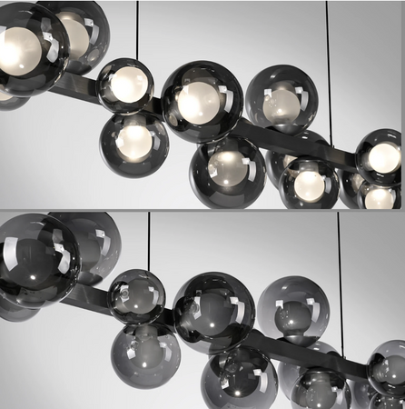 Lampa wiszaca PURE LED E-popup  Szara PAUL NEUHAUS 2557-15