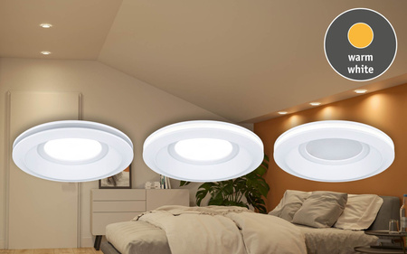 Oprawa wpuszczana SORMUS LED 6.5W 560lm / 180lm 3000K IP65 230V biały / tworzywo sztuczne PAULMANN PL92247