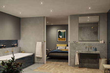 Oprawa do wbudowania NOVA PLUS DIM wychylna GU10 max.35W 93mm IP65 230V złoty matowy / aluminium PAULMANN PL92403