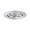 Oprawa do wbudowania NOVA COIN LED Mini wychylna 4W 310lm 65mm 2700K IP23 230V aluminium mat PAULMANN PL94296