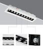 LED linear recessed luminaire ZANO MOVABLE - 17cm-10W - ULDL303 Unilight