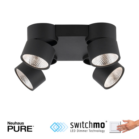 Lampa Sufitowa Czarny PURE-NOLA 003902-031717 Newgarden