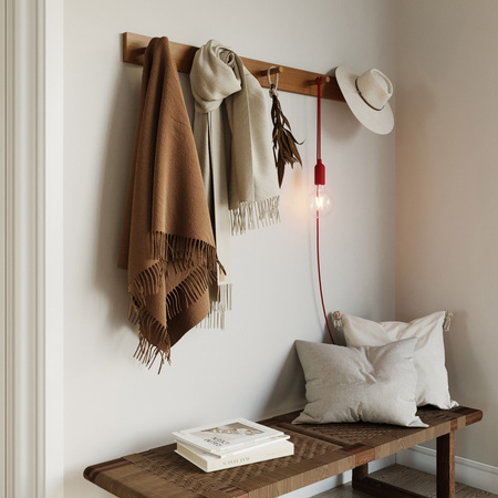 Silikonowa lampa Snake z włącznikiem i wtyczką Creative cables B-PSSSW-17-PSSRSSEUTSW5RC35