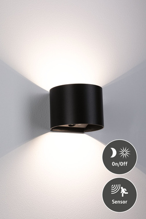 Mobile Wandl Nyora Sensor IP44 Sz Alu PAULMANN PL71284