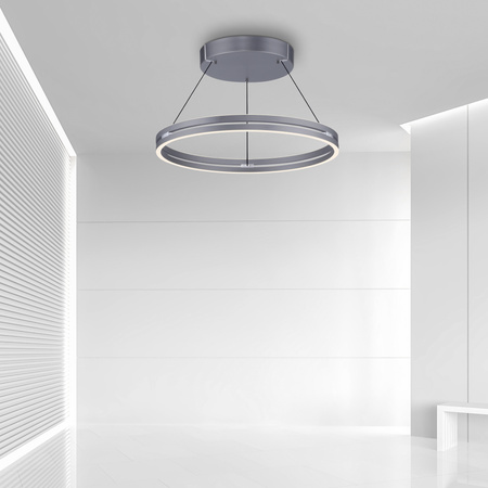 Lampa Wisząca Szary PURE E-LOOP 003902-031684 Newgarden