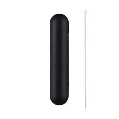 Adapter wahadłowy systemu URail czarny mat / tworzywo sztuczne