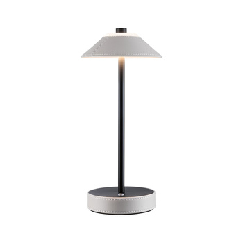 Lampka stołowa akumulatorowa PELLINI  LED DIM USB-C 2W 300lm 3000K-6500K IP20 beżowy / czarny matowy / metal PAULMANN PL71174