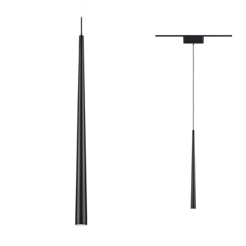 Oprawa zwieszana na szynoprzewód LYREN LED 5W 600lm IP20 3000K 48V DC czarny matowy / aluminium PAULMANN PL95733