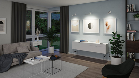 Oprawa ścienna ADELIA LED 370lm 2700K 4.5W 24V aluminium szczotkowane