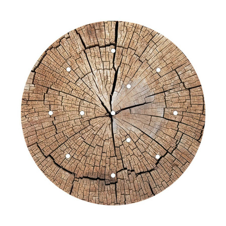 Duża okrągła podsufitka maskownica sufitowa XXL Rose-One, średnica 400 mm, 12 otworów i 4 otwory boczne - PROMOCJA Creative cables BKROR4012F-PROMO-KROR4012F304