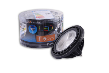 AZZARDO LED 15W ES111 BK DIMM 4300 LL210151 Azzardo AZ1876