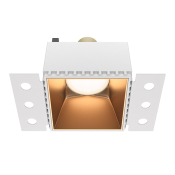 Downlight Matte gold Share Maytoni DL051-01-GU10-SQ-WMG