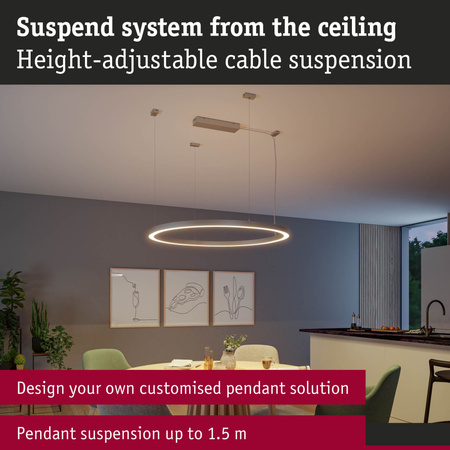 Linion Seilabhangung 1,5m Chr m PAULMANN PL98188