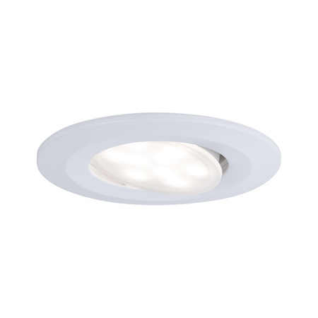 Zestaw opraw do wbudowania CALLA LED 10x5W 430lm okrągła wychylna 3000/4000/6500K IP65 230V biały matowy PAULMANN PL98197