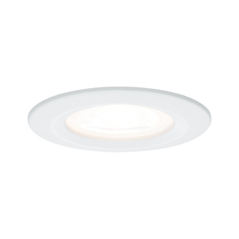 Oprawa do wbudowania NOVA LED DIM stała GU10 6.5W 460lm 78mm 2700K IP44 230V biały mat PAULMANN PL93477