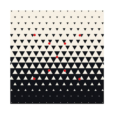 Kwadratowa podsufitka maskownica sufitowa XXL Rose-One, 400 mm, 9 otworów w formie X i 4 otwory boczne- PROMOCJA Creative cables BKROQ409XF-PROMO-KROQ409XF205