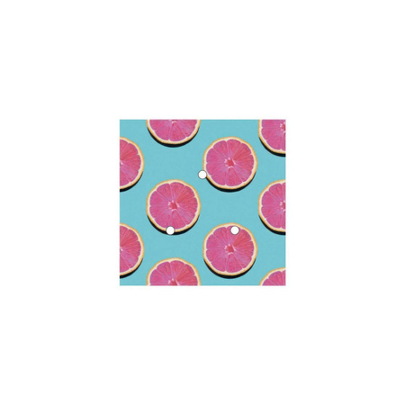 Duża kwadratowa podsufitka maskownica Rose-One, 200 mm, 3 otwory i 4 otwory boczne - PROMOCJA Creative cables BKROQ203TF-PROMO-KROQ203TF204