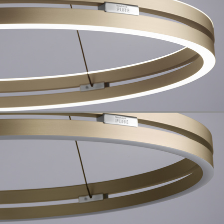 Lampa Wisząca Matowy mosiądz PUREE-LOOP 003902-031685 Newgarden