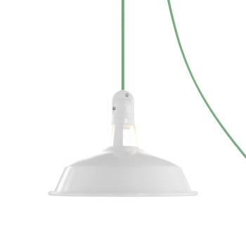 Przenośna lampa zewnętrzna Snake IP65 waterproof z kloszem Harbour, 5-metrowym kablem w oplocie, oprawką oraz wtyczką Creative cables BPSEPAM09-PSEBISX08PAM09VBL