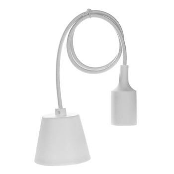 OPRAWA SILIKONOWA LAMPA WISZĄCA LOFT BIAŁA E27 1M ULFN91 Unilight