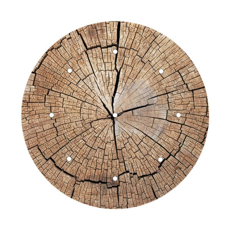 Duża okrągła podsufitka maskownica sufitowa XXL Rose-One, średnica 400 mm, 9 otworów i 4 otwory boczne - PROMOCJA Creative cables BKROR409EF-PROMO-KROR409EF304