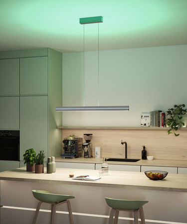 Raiko Pendel dim LED 25W TunW RGBW Al/Me PAULMANN PL78475