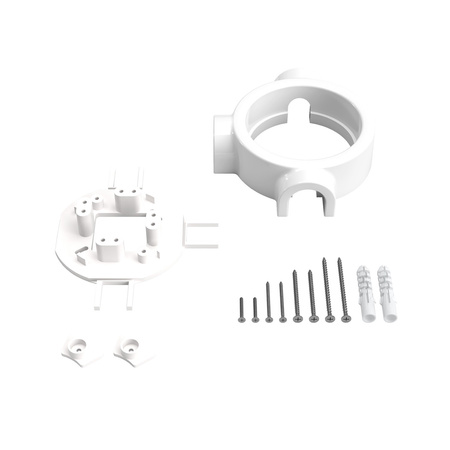 Podstawa porcelanowa do gniazdka i przełącznika / włącznika kompatybilna z Creative-Tubes - od 1 do 4 wyjść Creative cables BPBASEF-PBASE3FBIA