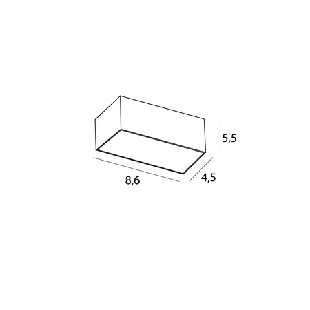 Maxlight h180.05 oprawa wpustowa modular, do skompletowania z modułem hm180 i trafo ht180