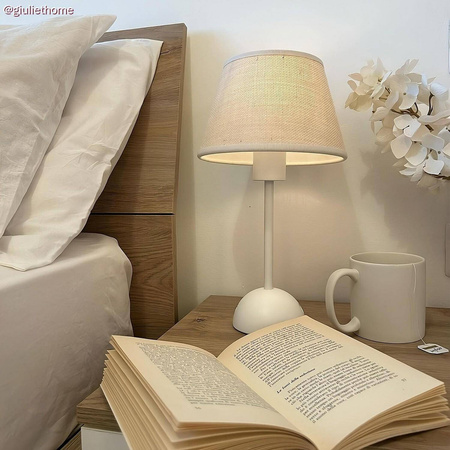 Przenośna i ładowalna lampa Cabless12 z żarówką Drop do klosza Creative cables BCABLESS12-B02-CABLESS12-VB-B02