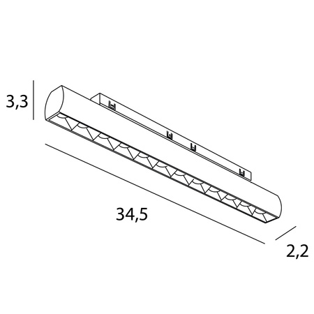 Maxlight n0004z raster micro11 18w czarny obrotowy 2700-5000k zigbee