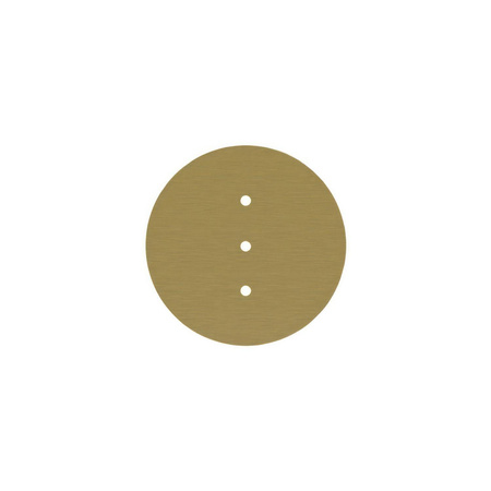 Duża okrągła podsufitka rozeta sufitowa Rose-One, średnica 200 mm, 2 otwory i 4 otwory boczne Creative cables BKROR203LF-KROR203LF107