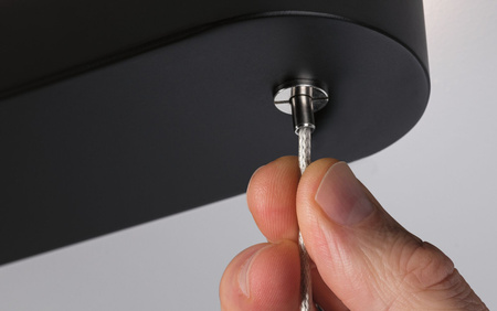 Lampa wisząca PURIC PANE LED SH Zigbee 6X6W 2700K DIM 450lm 2700K IP20  230V czarny mat /metal