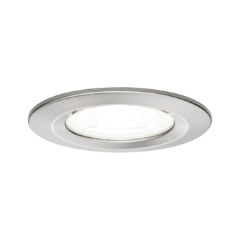 Oprawa do wbudowania NOVA LED stała GU10 6,5W 470lm 78mm 4000K 230V szczotkowane żelazo PAULMANN PL92977