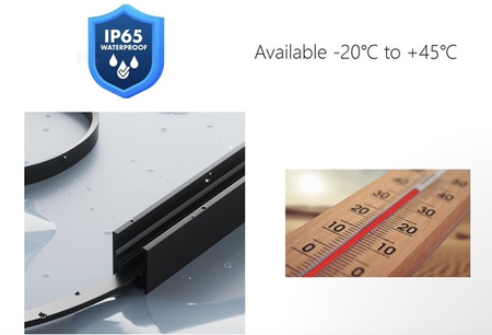 System szynowy zewnętrznych IP65 24V LNT TRACK IP65 ULAC551 