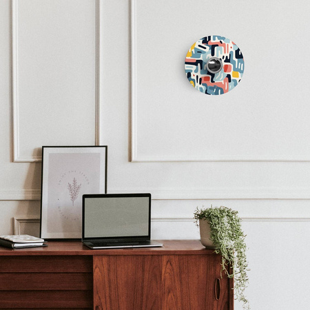 Lampa ścienna lub sufitowa z kloszem z wzorami geometrycznymi 'Kaleidoscope' - Waterproof IP44 Creative cables BIP44-E27-2-GE-IP44-E27-2-B-GE01-L