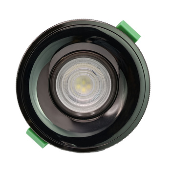 Oczka Downlight Designerskie GU10 RAMPURI Czarny Chrome